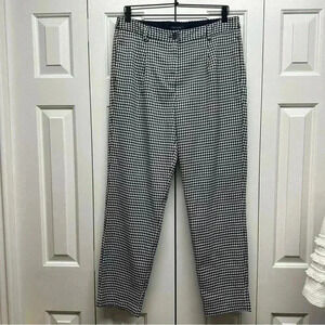 Tommy Hilfiger Black and White Checkered Trousers